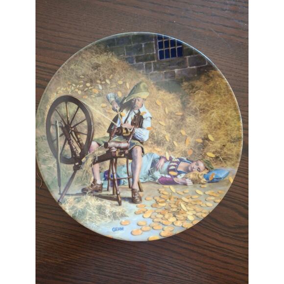 Konigszelt Bavaria collectible plate titled "Rumpelstilzchen" - Picture 1 of 6
